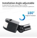 220V Infrared human body sensor with base, induction switch, wall sensor, waterproof and dustproof infrared sensor