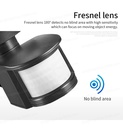 220V Infrared human body sensor with base, induction switch, wall sensor, waterproof and dustproof infrared sensor