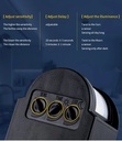 220V Infrared human body sensor with base, induction switch, wall sensor, waterproof and dustproof infrared sensor