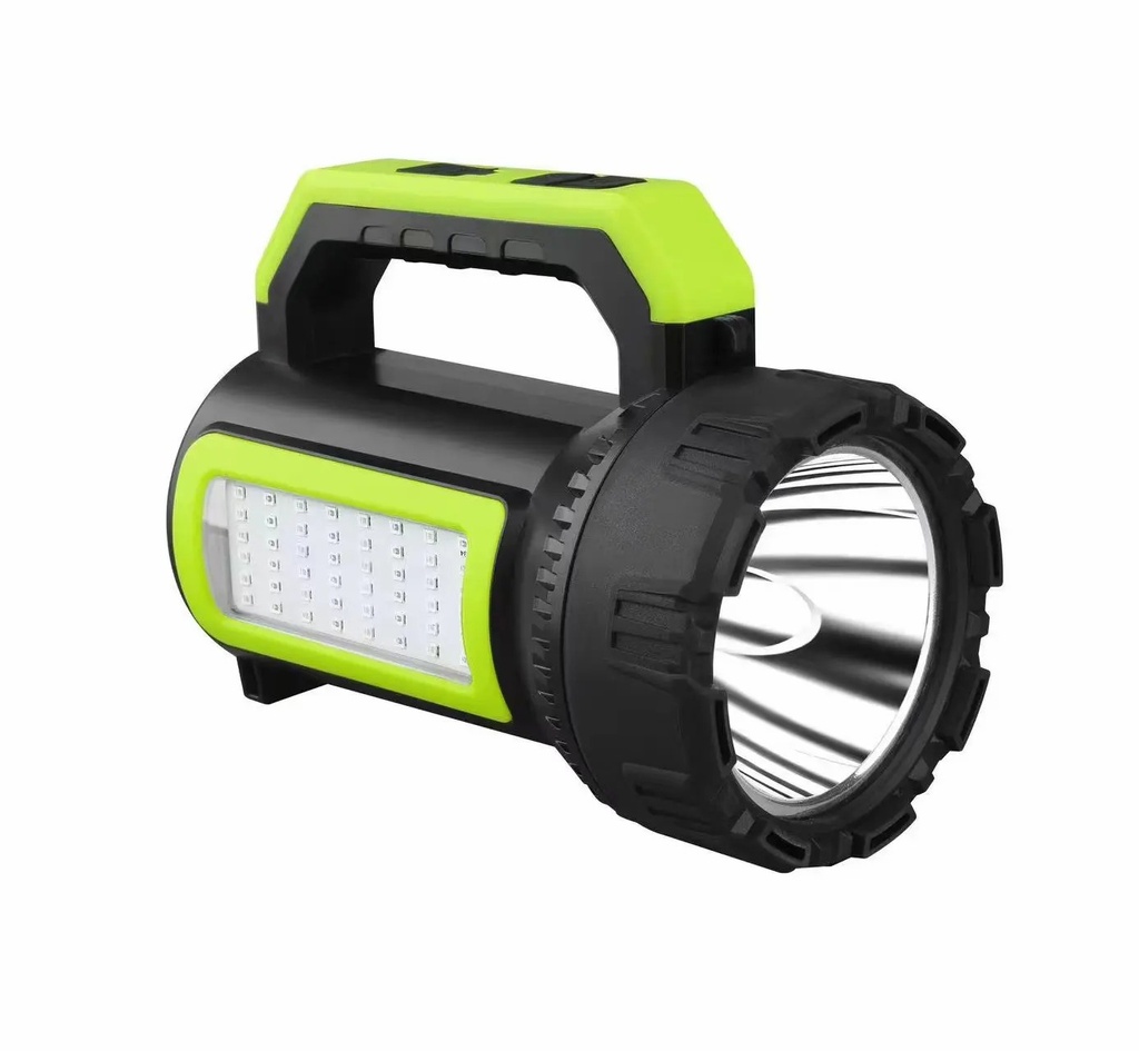P50 strong light searchlight Type-C charging outdoor high-power detachable 4*18650 battery LED portable lamp
