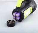 P50 strong light searchlight Type-C charging outdoor high-power detachable 4*18650 battery LED portable lamp