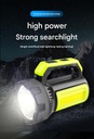 P50 strong light searchlight Type-C charging outdoor high-power detachable 4*18650 battery LED portable lamp