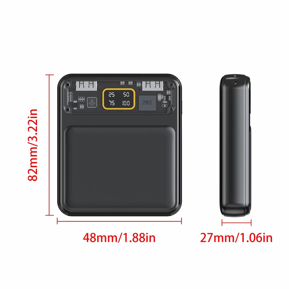 DIY 3 Slots 18650 Power Bank Housing DC 5V/2A Battery Storage Boxes USB MICRO TYPE-C Digital Battery Cases Holder