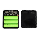 DIY 3 Slots 18650 Power Bank Housing DC 5V/2A Battery Storage Boxes USB MICRO TYPE-C Digital Battery Cases Holder
