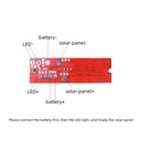 3.2 - 3.7V Solar Street Lamp Controller Circuit Board of PIR Human Body Induction Solar Lamp with Remote Control Function