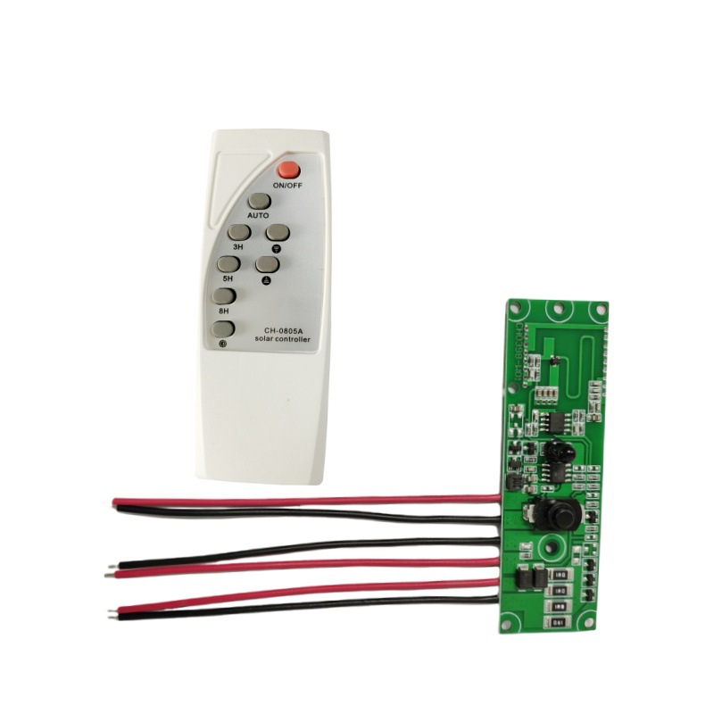 3.2V3.7V Solar Street Lamp Controller Circuit Board of PIR Human Body Induction Solar Lamp with Remote Control Function