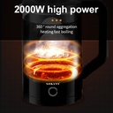 SOKANY 2.3L 2000W High-power Electric Kettle Household Food-grade Stainless Steel Double-layer Thermal Insulation Electric Kettle