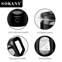 SOKANY 2.3L 2000W High-power Electric Kettle Household Food-grade Stainless Steel Double-layer Thermal Insulation Electric Kettle