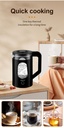 SOKANY 2.3L 2000W High-power Electric Kettle Household Food-grade Stainless Steel Double-layer Thermal Insulation Electric Kettle