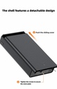 Q6 PD 100W Fast Charging Power Bank CASE shell 20V 5A DIY 6 PCS 21700 battery Detachable laptop charge External power supply