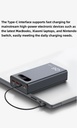 Q6 PD 100W Fast Charging Power Bank CASE shell 20V 5A DIY 6 PCS 21700 battery Detachable laptop charge External power supply