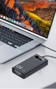 Q6 PD 100W Fast Charging Power Bank CASE shell 20V 5A DIY 6 PCS 21700 battery Detachable laptop charge External power supply