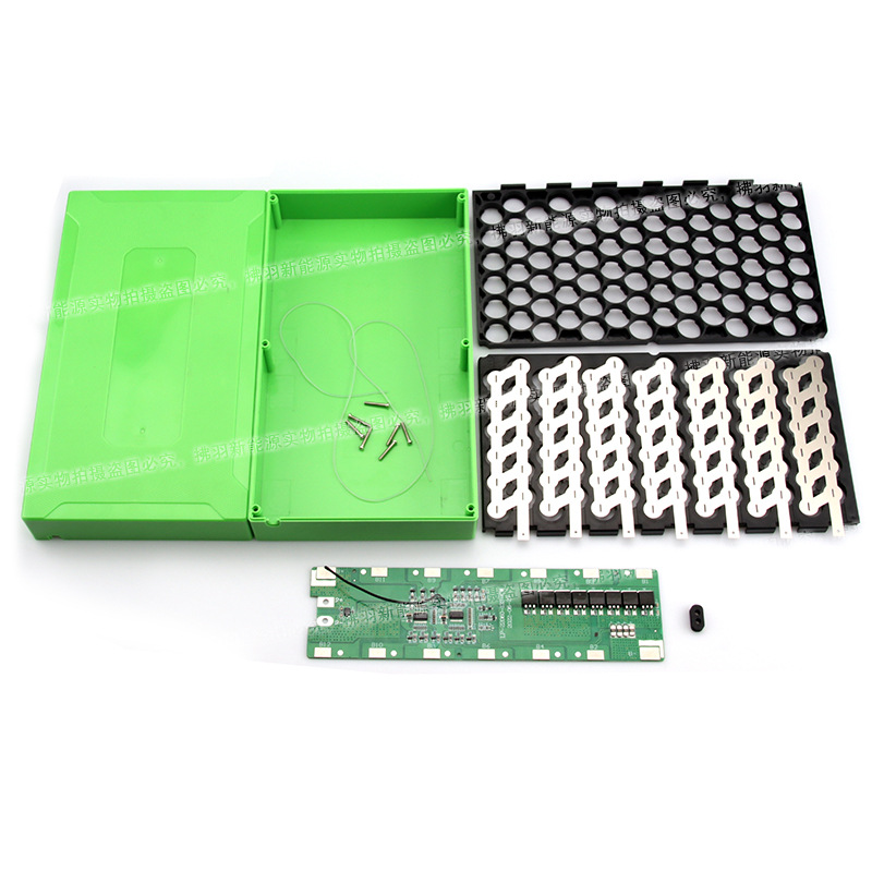 48V 12AH Battery Storage Box 6X14 18650 Holder 13S 30A BMS with Welding Nickel DIY Lithium Battery Battery Storage Box (Battery not include)