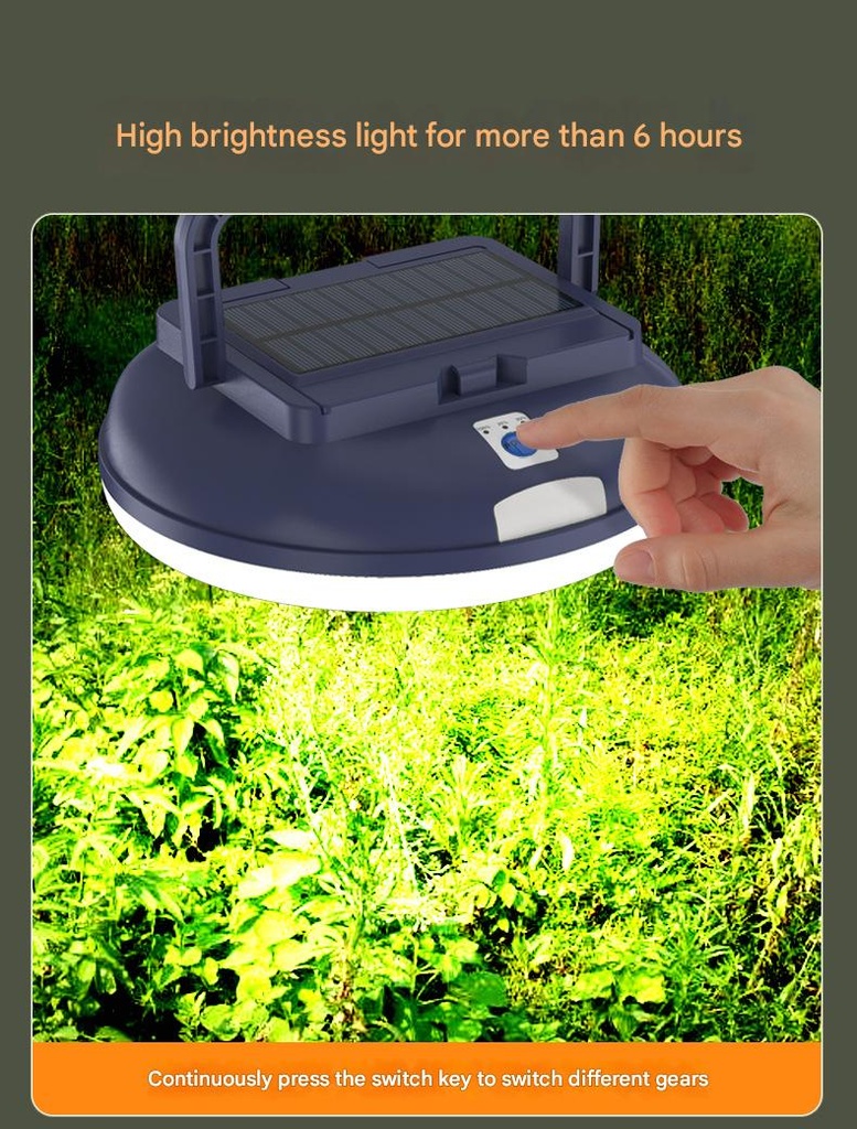 Portable LED Light Rechargeable 5X18650 Battery Outdoor Emergency Lighting Night Lamps With Power Bank Function (ESS)