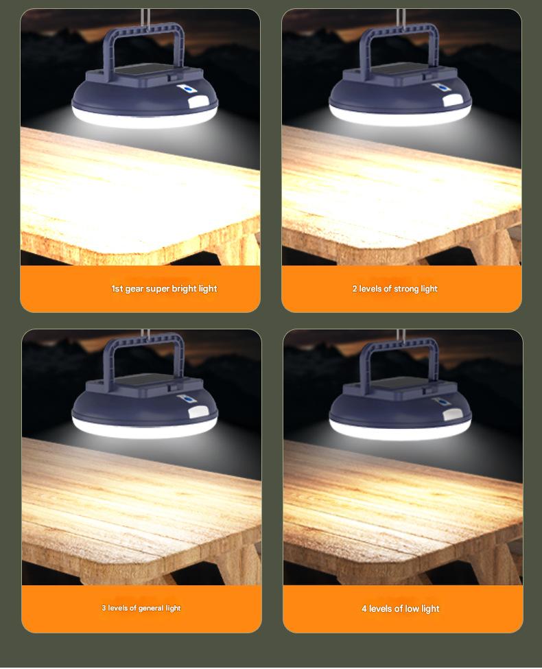 Portable LED Light Rechargeable 5X18650 Battery Outdoor Emergency Lighting Night Lamps With Power Bank Function (ESS)