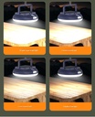 Portable LED Light Rechargeable 5X18650 Battery Outdoor Emergency Lighting Night Lamps With Power Bank Function (ESS)