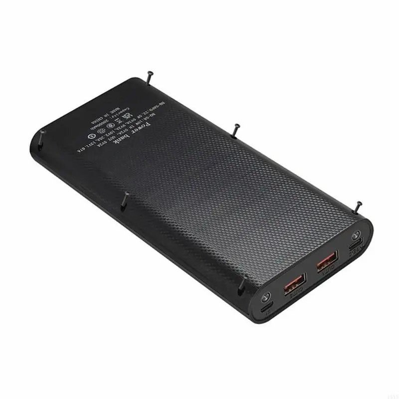 Welding-free 8-section 18650 mobile power fast charging kit Digital display screen power bank shell battery box assembly kit