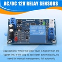 XH-M203 Full Automatic Water Level Controller Pump Switch Module AC/DC 12V Relay