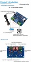XH-W1401 DC12 intelligent digital display thermostat temperature controller upper and lower limit setting three windows synchronous display