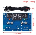 XH-W1401 DC12 intelligent digital display thermostat temperature controller upper and lower limit setting three windows synchronous display
