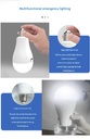 18650 Dual battery removable emergency light lithium battery LED bulb