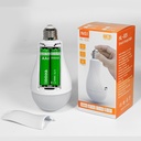 18650 Dual battery removable emergency light lithium battery LED bulb