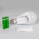 18650 Dual battery removable emergency light lithium battery LED bulb
