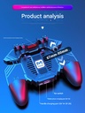 MEMO AK77 Game Trigger Phone Cooler Fan Game Controller Pubg Controller Mobile Trigger Shooter Joystick with Fan