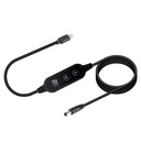 Adjustable Voltages USB C To DC5525 Charging Cable PD65W 34 Conversion Heads