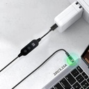 Adjustable Voltages USB C To DC5525 Charging Cable PD65W 34 Conversion Heads