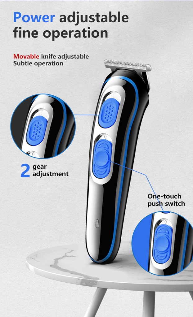 HIR0001159HUSB Charging Battery detachable Mini Low Noise Electric Hair Clipper