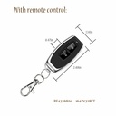 RF 433Mhz Wireless Remote Control Switch DC12-72V 30A High Current Relay Receiver With Remote