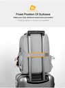 Multifunctional Business Notebook Backpack USB Charging Waterproof Film Men's Back bag Casual Bag