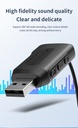Bluetooth 5.4 Car Audio Adapter 3.5MM AUX Wireless Music Receiver With Mic Hands-free U-Disk Play