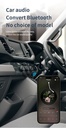 Bluetooth 5.4 Car Audio Adapter 3.5MM AUX Wireless Music Receiver With Mic Hands-free U-Disk Play