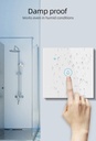 Tuya Wifi Boiler Smart Switch 40A 8000W High Power Water Heater Switches EU/US Standard Luxuray Glass Touch Timer Voice Control