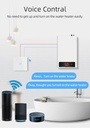 Tuya Wifi Boiler Smart Switch 40A 8000W High Power Water Heater Switches EU/US Standard Luxuray Glass Touch Timer Voice Control