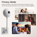 Tuya Wifi USB Mini Camera 3MP Advanced Security Camera With Motion Detection And Two-Way Audio HD Camera