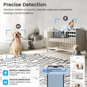 Tuya Wifi USB Mini Camera 3MP Advanced Security Camera With Motion Detection And Two-Way Audio HD Camera