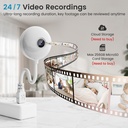 Tuya Wifi USB Mini Camera 3MP Advanced Security Camera With Motion Detection And Two-Way Audio HD Camera