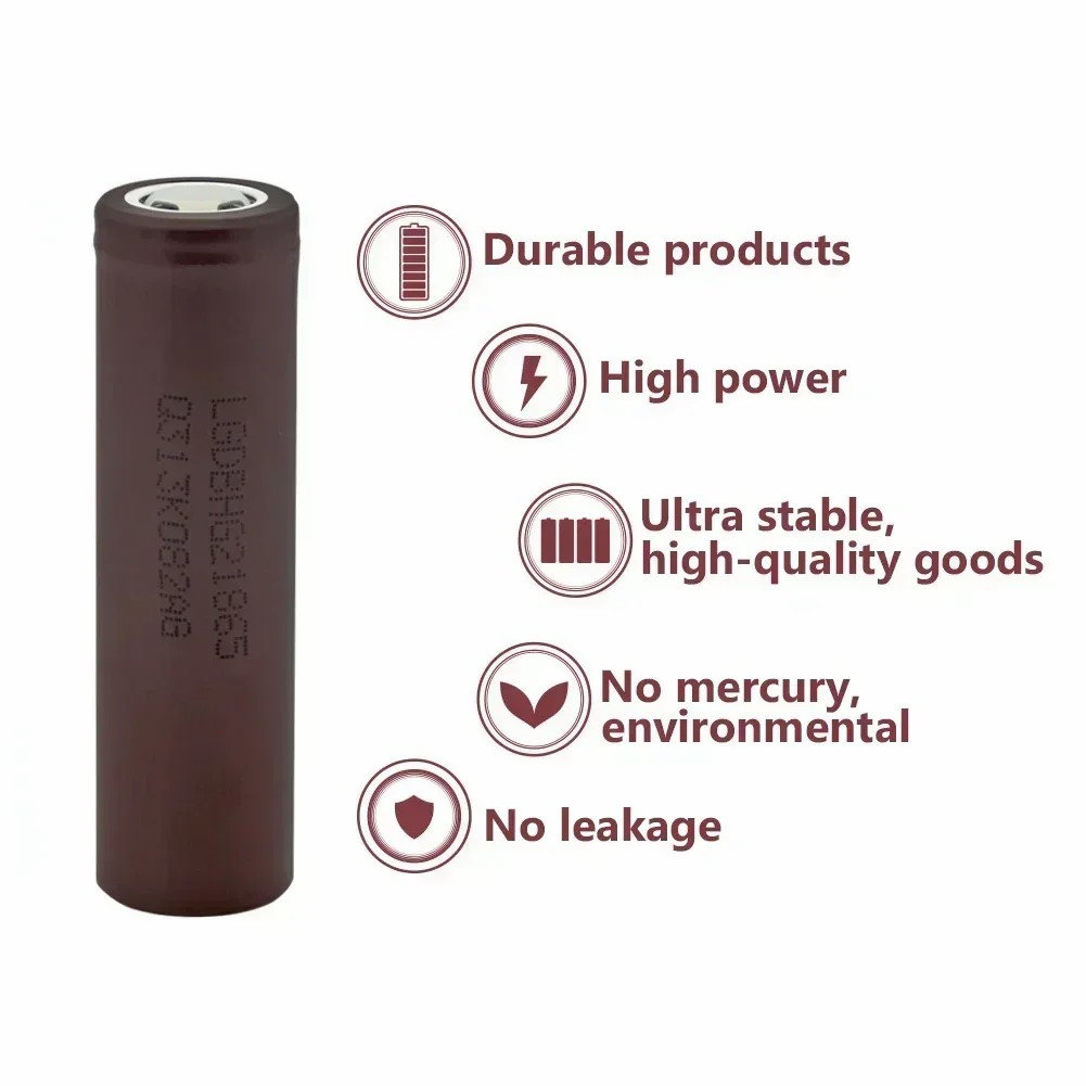 LG HG2 3000mAh 18650 high-capacity Discharge 20A 3.7v charging power lithium battery