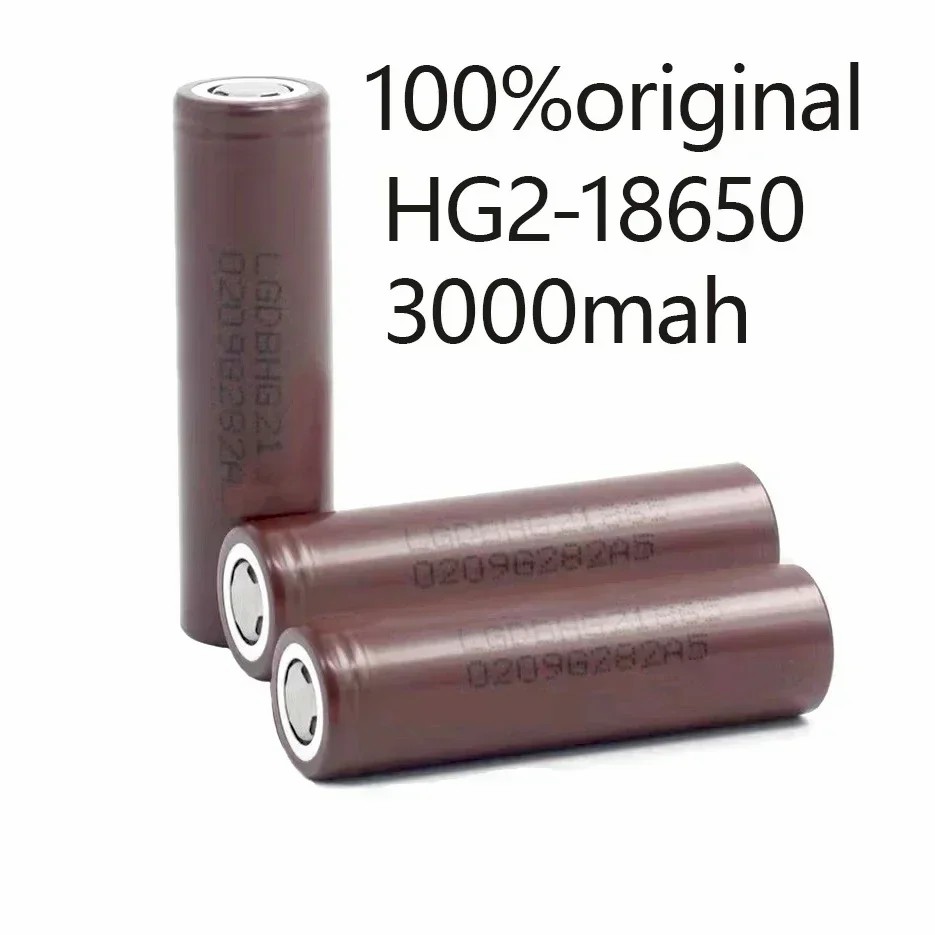 LG HG2 3000mAh 18650 high-capacity Discharge 20A 3.7v charging power lithium battery