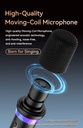 DS-K2 Karaoke Companion Bluetooth Wireless Moving-Coil Microphone With RGB Light KTV DSP Mixer System