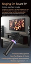 DS-K2 Karaoke Companion Bluetooth Wireless Moving-Coil Microphone With RGB Light KTV DSP Mixer System