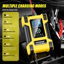 FOXSUR 7-STAGE Smart Car Battery Charger 12V 12A 24V 6A Automotive Motorcycle Boat LiFePO4 AGM GEL Lithium Lead Acid Fast Repair Desulfator