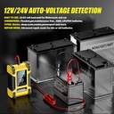 FOXSUR 7-STAGE Smart Car Battery Charger 12V 12A 24V 6A Automotive Motorcycle Boat LiFePO4 AGM GEL Lithium Lead Acid Fast Repair Desulfator