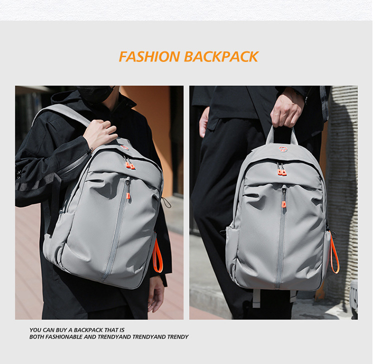 Multifunctional Business Notebook Backpack USB Charging Waterproof Film Men's Back bag Casual Bag