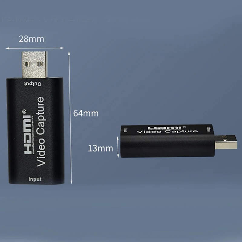 HD 4K To 1080p HDMI Video Capture Card USB 2.0 Game Grabber Recorder for PS3 PS4 DVD Camera Recording Notebook PC Live Streaming