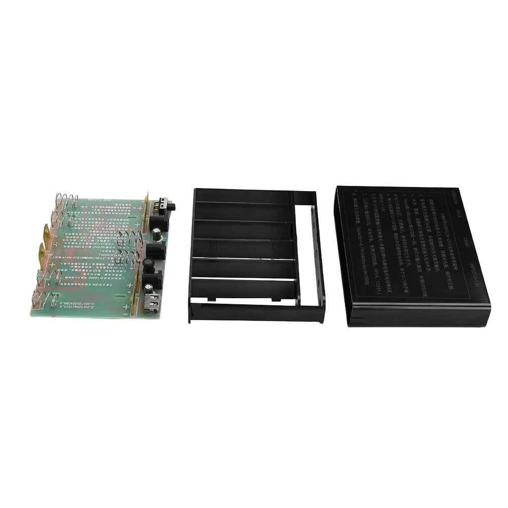 5V 9V 12V 60W Output 6x 18650 Battery UPS Uninterrupted Power Supply DIY Power Bank Box
