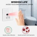 Wall infrared sensor wave switch light IR Motion Activated Wave Sensing Switch On Off Lamp